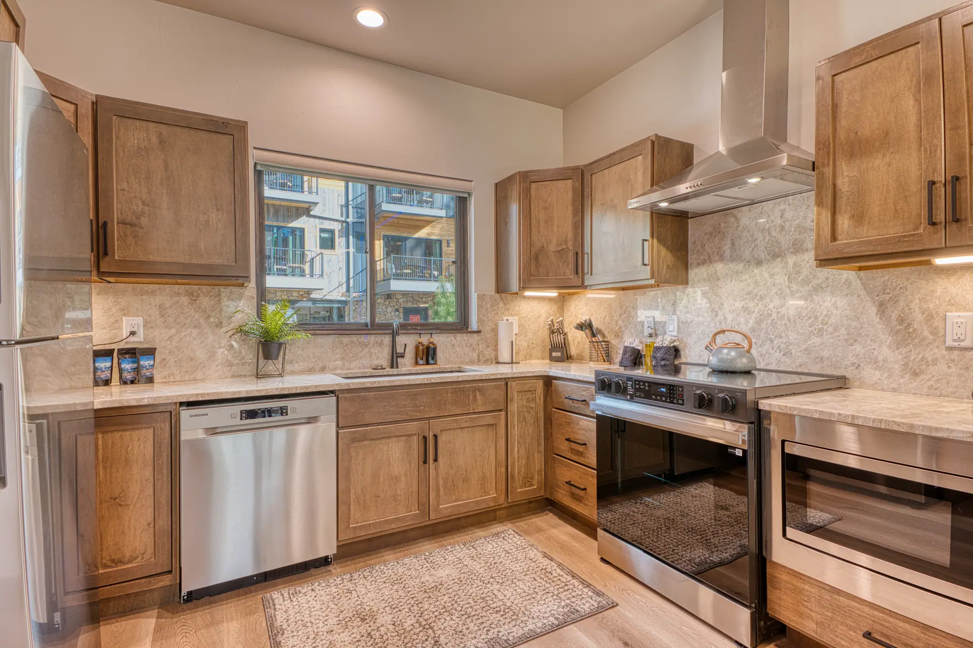 A full kitchen for your stay