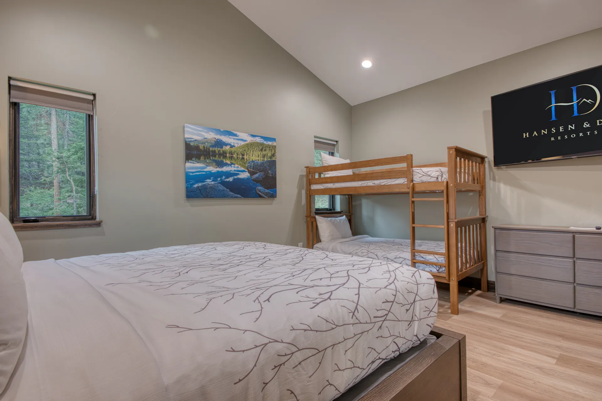 Bedroom with bunk beds